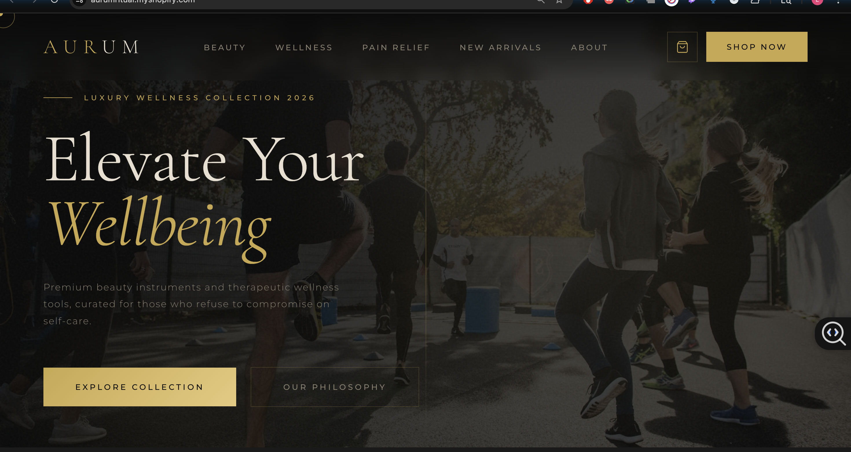 Aurum Wellness showcase