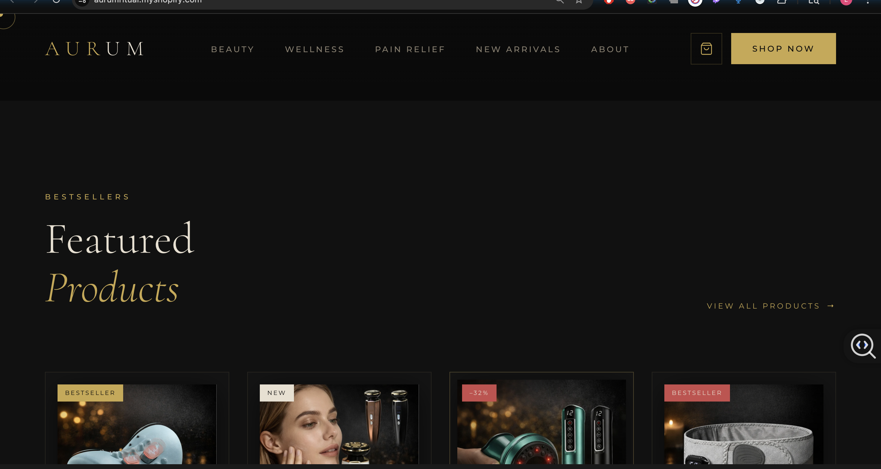 Aurum Wellness showcase